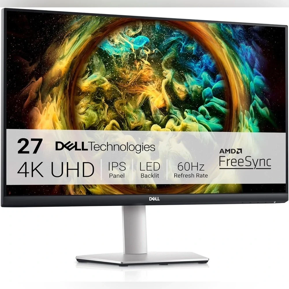Dell S2721QS is a 27-inch 4K UHD (3840 x 2160)